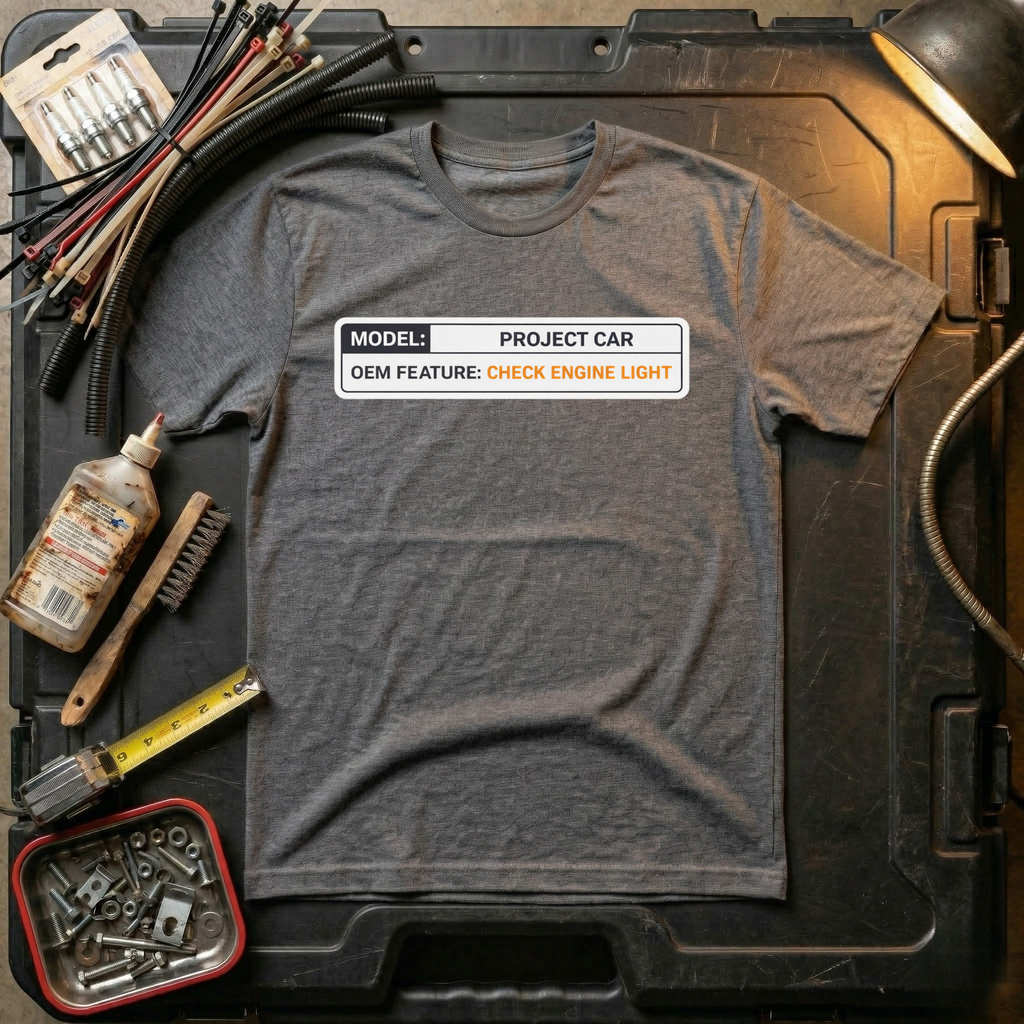 OEM Sticker, Check Engine Light