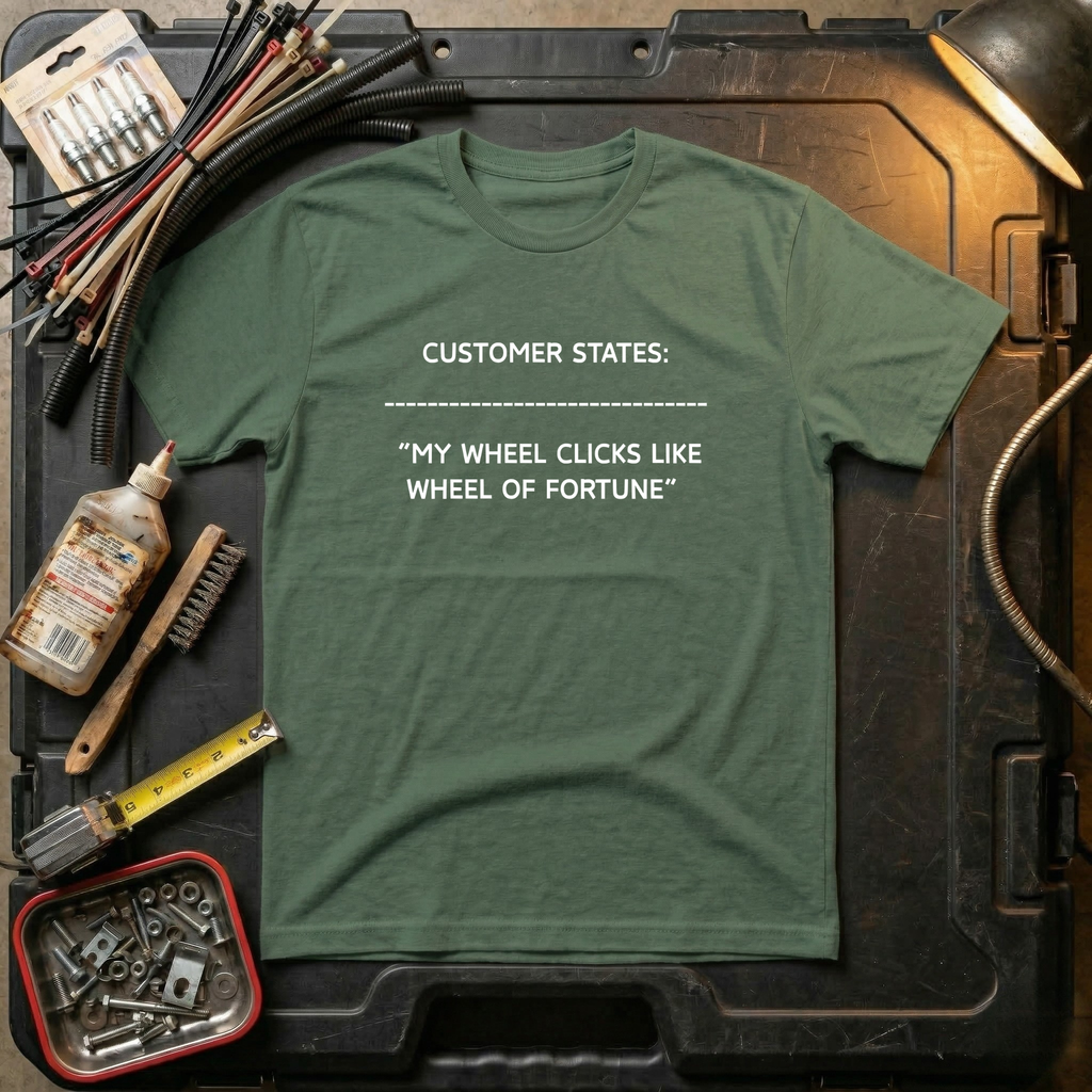 Customer States - My Wheel Clicks Like Wheel Of Fortune